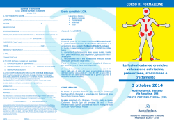 brochure iniziativa - Universit&agrave; Politecnica delle Marche