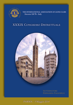 Libretto 39&deg; Congresso con convocazione e