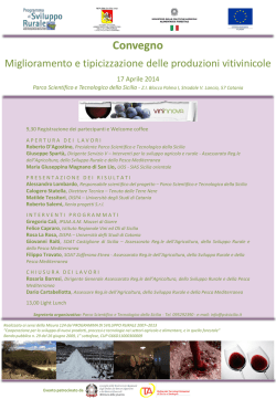 Progr Conv 124 Vininnova 17 - Ordine Dottori Agronomi e