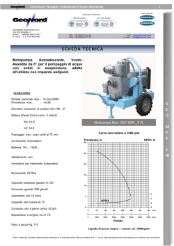 Motopompa 6&Prime; Autoadescante Vuoto Assistita Silenziata