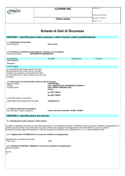 Scheda di Dati di Sicurezza