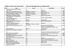 Progetto "Conoscere per essere liberi"