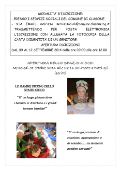 Brochure informativa