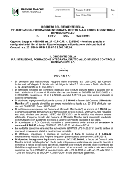 Fornitura gratuita o semigratuita dei libri di testo