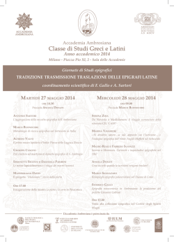 Locandina A4 Giornate di Studi.indd