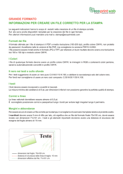 Guida preparazione file - grande formato