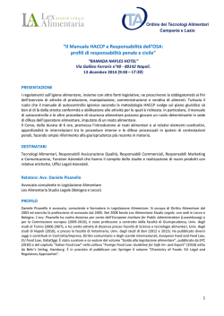 Brochure e scheda di partecipazione