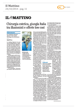 Chirurgia estetica, giungla Italia tra illusionisti e offerte low cost