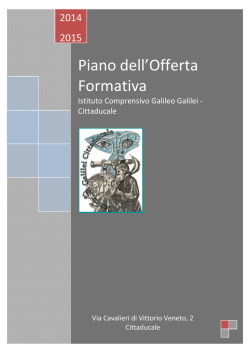 POF 2014 2015 - Istituto Comprensivo Cittaducale