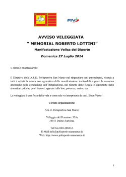 scarica qui - Polisportiva San Marco