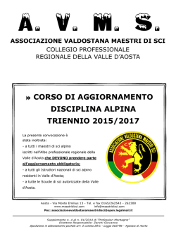 SUPPLEMENTO N. 4 AL N. 01-2014 AGGIORN. ALPINO 2014