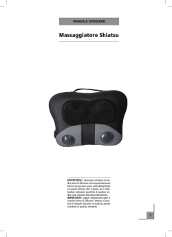 Massaggiatore Shiatsu