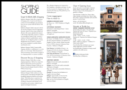 Scarica la mappa dei negozi - McArthurGlen Designer Outlets