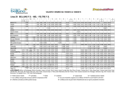 Linea 20 BELLUNO F.S. - MEL
