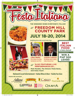 2014 Festa  - Italian American Cultural Society