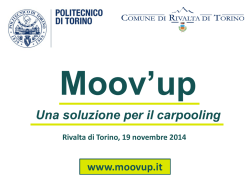 presentazione del servizio - Comune di Rivalta di Torino