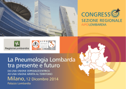 CONGRESS La Pneumologia Lombarda tra presente e futuro