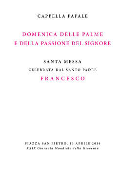 Domenica delle Palme 2014
