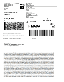 FedEx Shipping Label