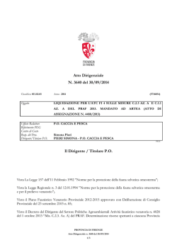 Atto Dirigenziale n. 3640/2014