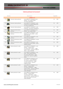 Catene portacavi ed accessori