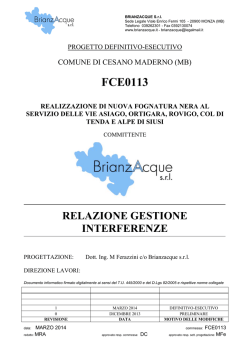 fce0113 realizzazione di nuova fognatura nera al