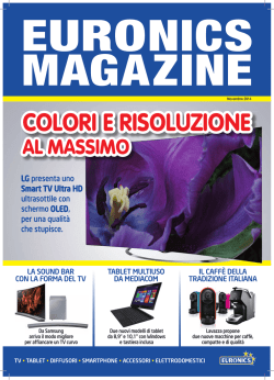 COLORI E RISOLUZIONE