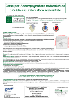 Area mineraria Sessera-locandina corso