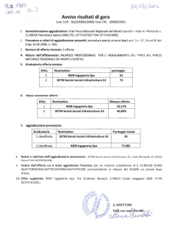 "ftol ~~q~ - Parco Naturale Regionale dei Monti Lucretili