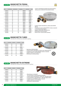 MANICHETTA TEKNA MANICHETTA T-MED