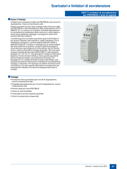 Estratto catalogo scaricatori per segnali