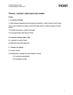 Thonet, i pionieri nella storia del mobile