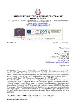 determina zainetto verde definitiva