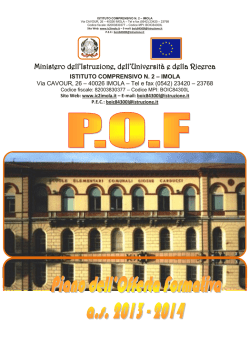 Fai click qui per scaricare il POF 2014 e i progetti allegati