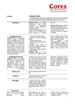 Scheda Tecnica TDS POLISLOT MTG