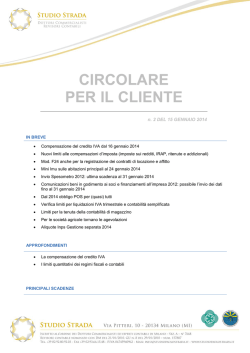 Scarica il documento - Studio Paolo Strada