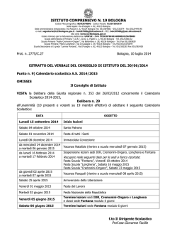 Ai Docenti della S