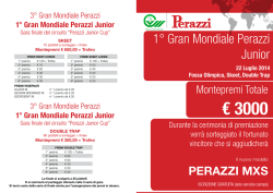 Scarica la locandina della gara