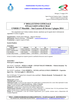1 Bollettino Ufficiale U17M-1314 - Fipav