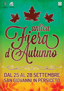 Clicca qui - Pro Loco Persiceto