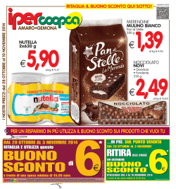 Dal 28 OTTOBRE al 10 NOVEMBRE