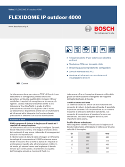 FLEXIDOME IP outdoor 4000