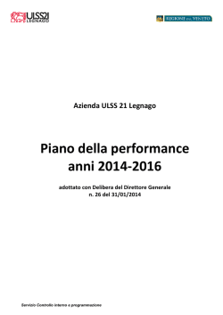 Piano triennale della performance 2014