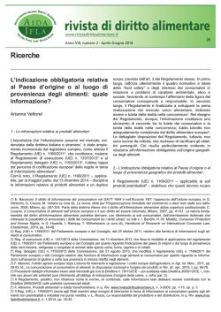 2_2014_Layout 1 - Rivista di diritto alimentare