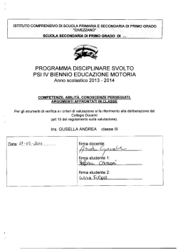 Motoria Prof. Gusella