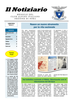 Download (PDF, 951KB) - Club Alpino Italiano Sezione di Sora