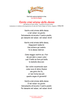 VEDOVA ALLEGRA-canti