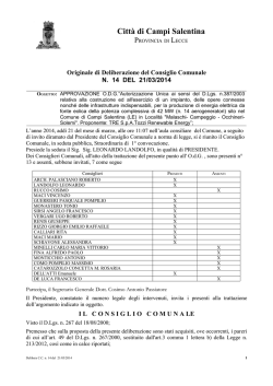 File: Documento allegato - Comune di Campi Salentina