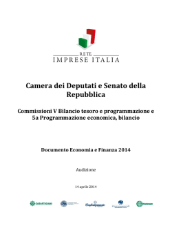Testo Audizione 14 aprile 2014