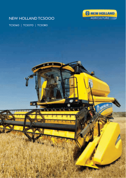 NEW HOLLAND TC5OOO